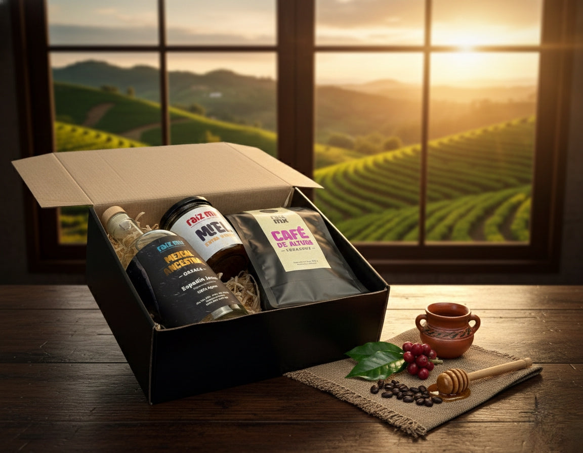 Colección Tierra y Espíritu: Mezcal, Café (Veracruz) y Miel - Envío Incluido