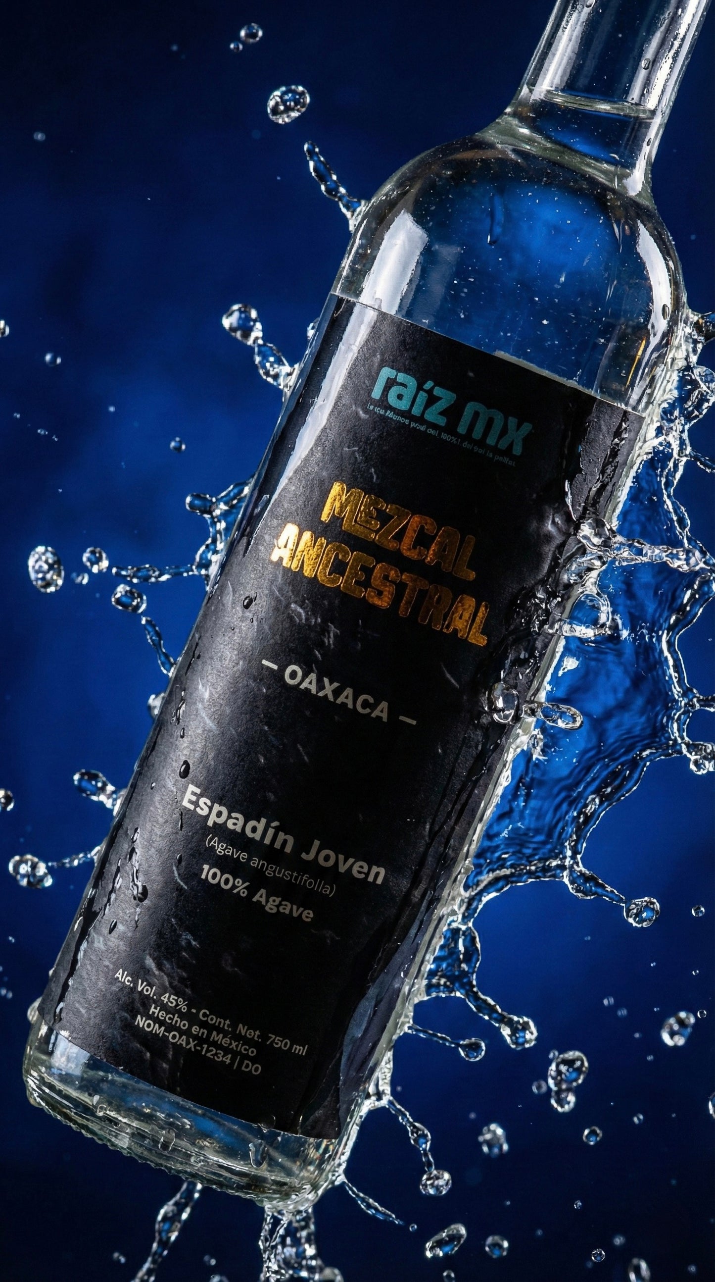 Mezcal Ancestral Espadín: Olla de Barro y Manos de los Valles Centrales - 750 ml