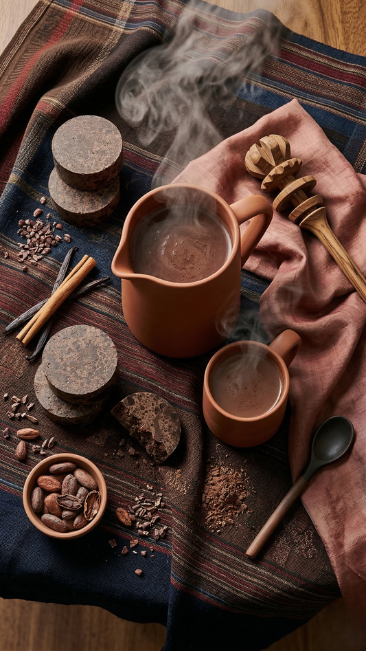 Chocolate Artesanal de Oaxaca: Tablillas Rústicas de Cacao Intenso