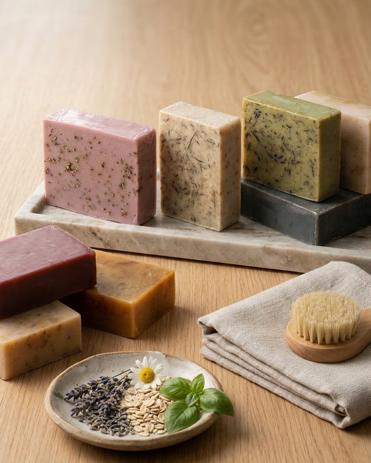 Set de 5 Jabones Artesanales: Extractos de la Tierra (Arma tu Selección)