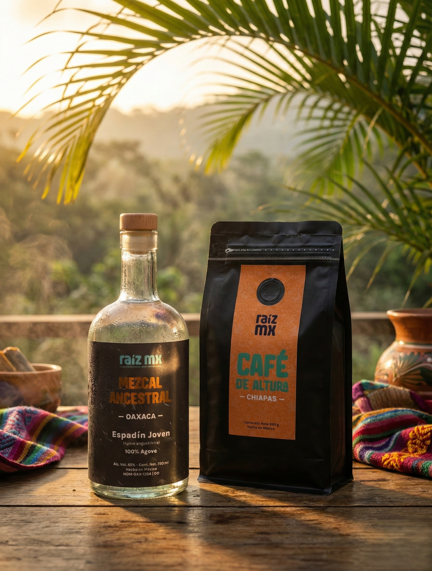 Ritual de Niebla: Mezcal Ancestral y Café de Chiapas - Envío Incluido