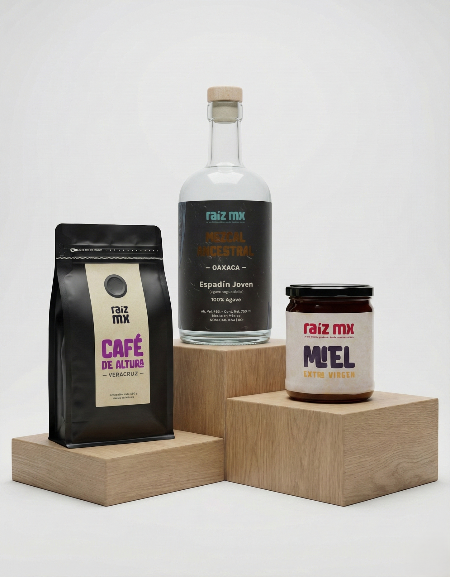 Colección Tierra y Espíritu: Mezcal, Café (Veracruz) y Miel - Envío Incluido