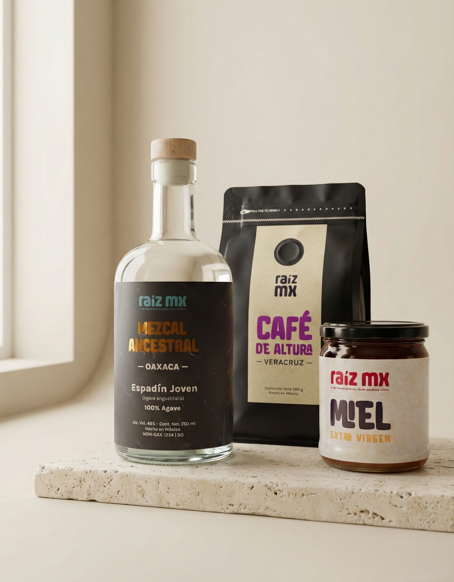 Colección Tierra y Espíritu: Mezcal, Café (Veracruz) y Miel - Envío Incluido