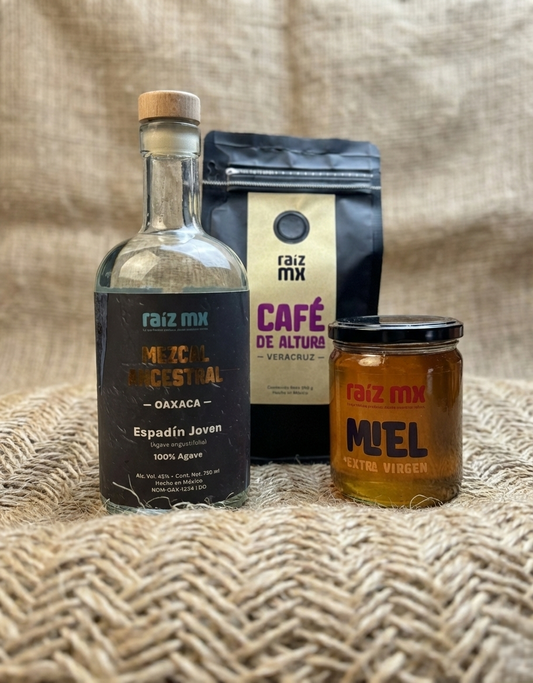 Colección Tierra y Espíritu: Mezcal, Café (Veracruz) y Miel - Envío Incluido