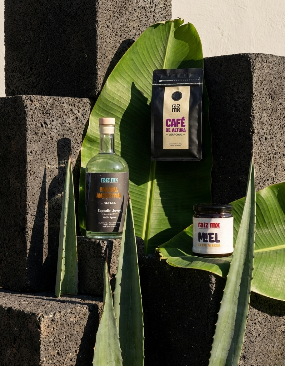 Colección Tierra y Espíritu: Mezcal, Café (Veracruz) y Miel - Envío Incluido