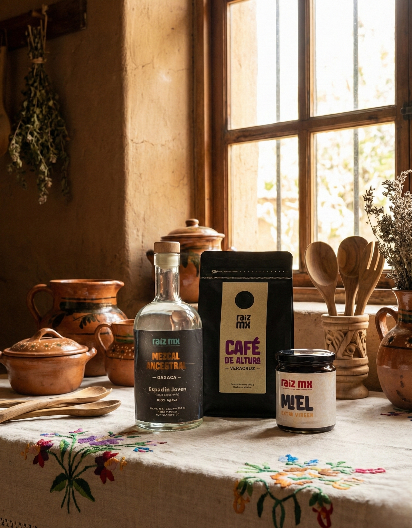 Colección Tierra y Espíritu: Mezcal, Café (Veracruz) y Miel - Envío Incluido