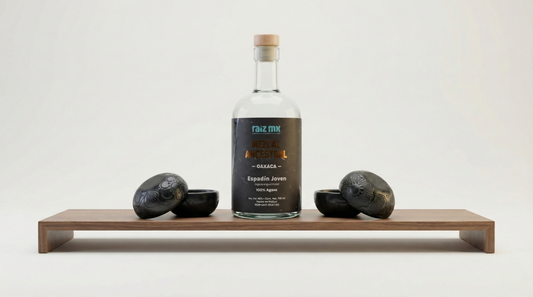 Ritual de Barro Artesanal: Mezcal Ancestral y 4 Jícaras Mezcaleras Decorados a Mano - Envío Incluido