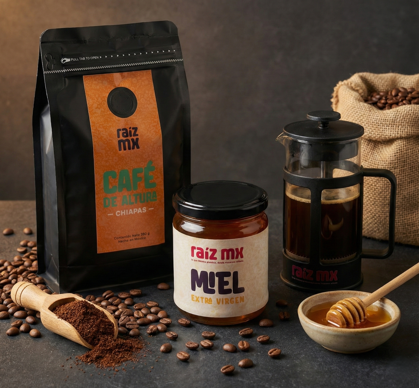 Ritual de Alquimia: Prensa Francesa, Café de Chiapas y Miel