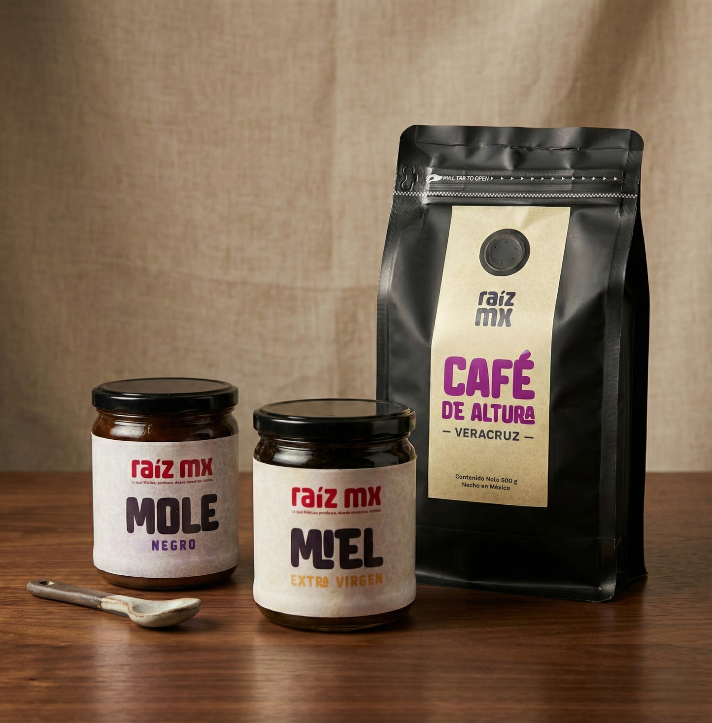 Trilogía de la Tierra: Café de Veracruz, Miel y Mole Artesanal