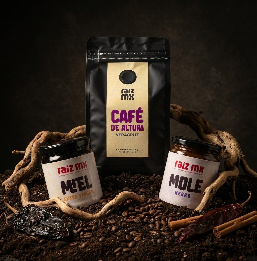 Trilogía de la Tierra: Café de Veracruz, Miel y Mole Artesanal