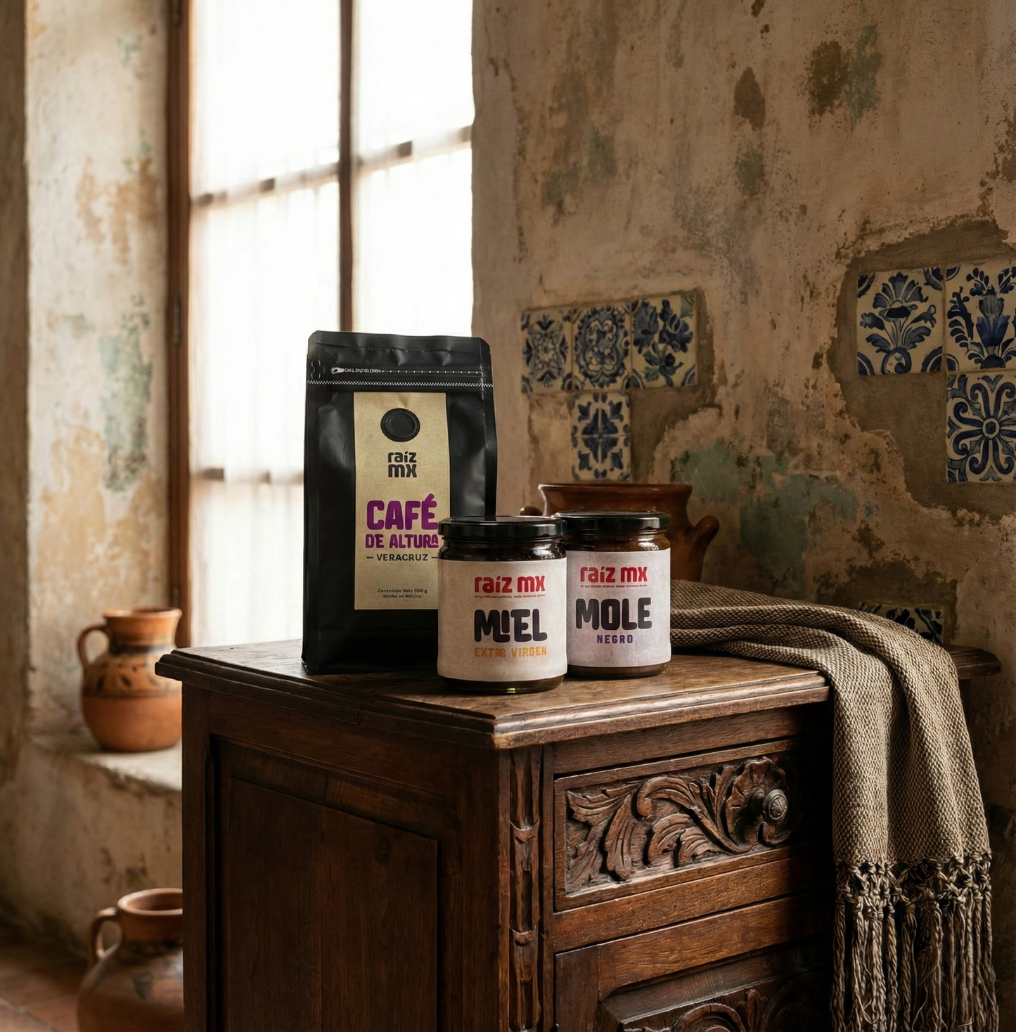 Trilogía de la Tierra: Café de Veracruz, Miel y Mole Artesanal