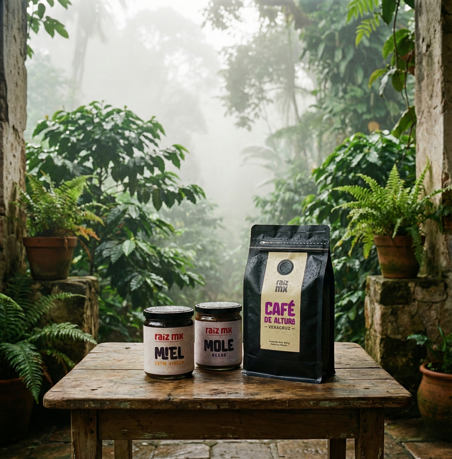 Trilogía de la Tierra: Café de Veracruz, Miel y Mole Artesanal
