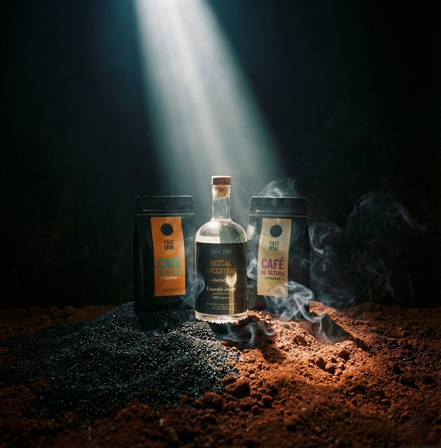 Ritual Ruta del Sur: Mezcal Ancestral, Café de Chiapas y Café de Veracruz (Envío Gratis)