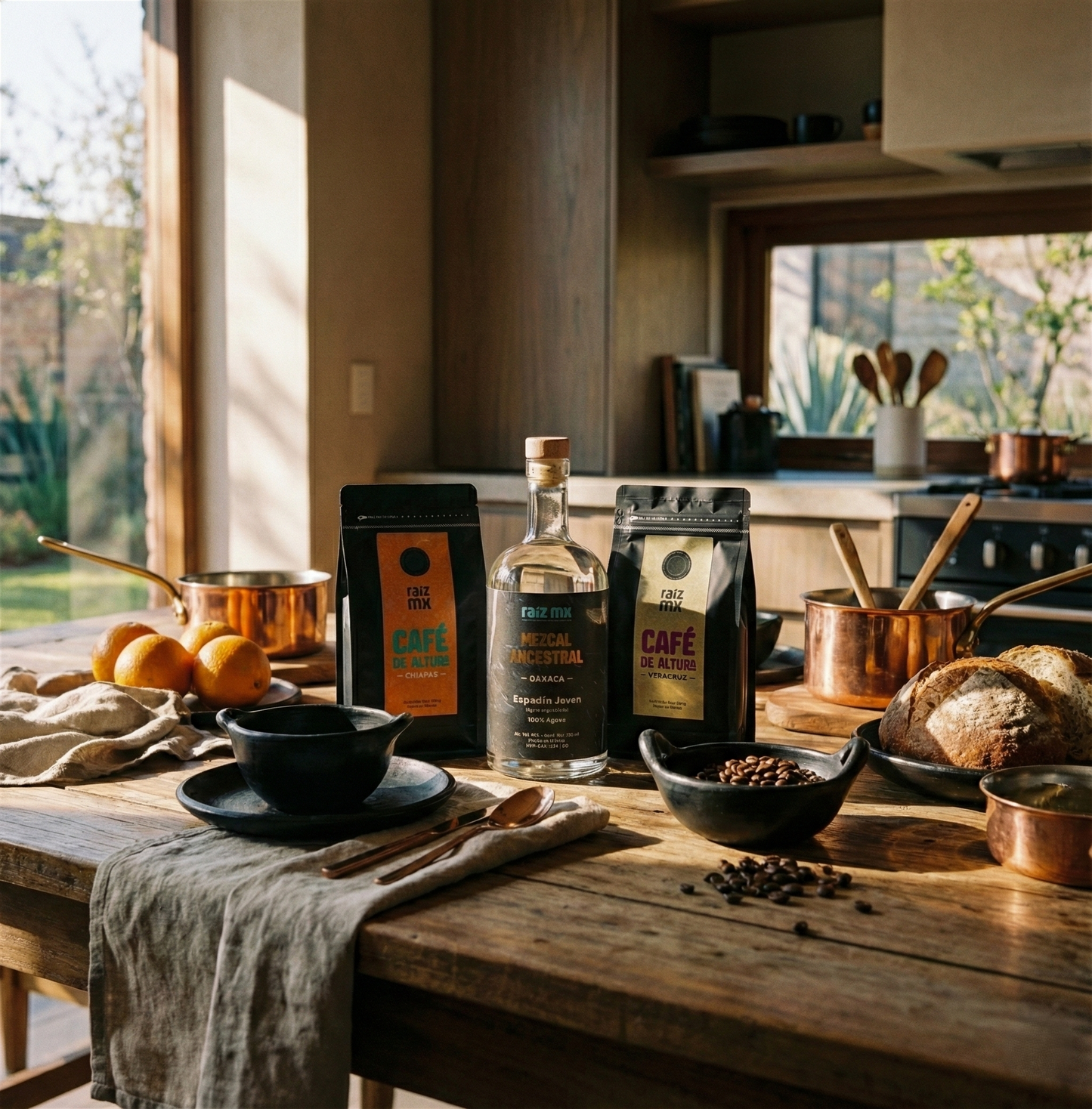 Ritual Ruta del Sur: Mezcal Ancestral, Café de Chiapas y Café de Veracruz (Envío Gratis)