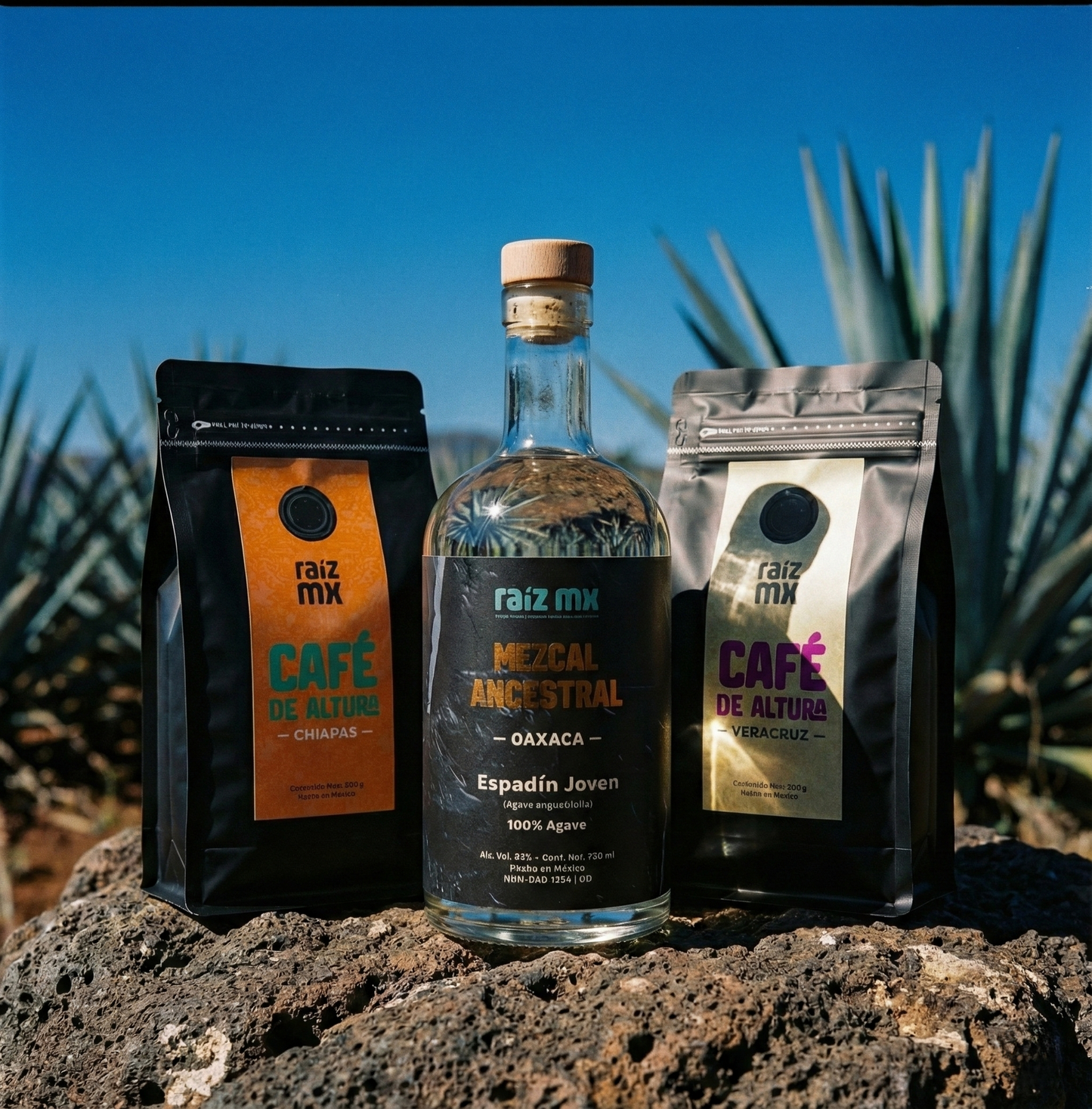 Ritual Ruta del Sur: Mezcal Ancestral, Café de Chiapas y Café de Veracruz (Envío Gratis)