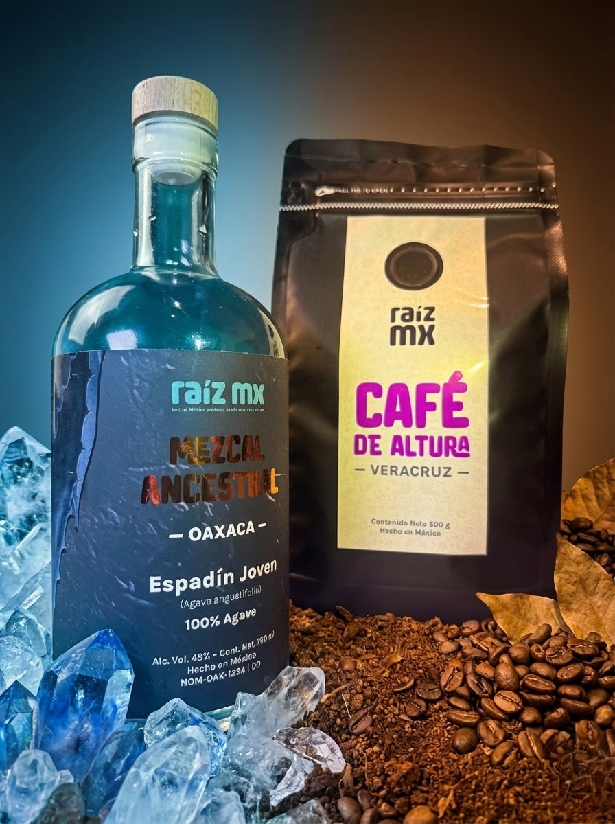 Ritual de Cumbres: Mezcal Ancestral y Café de Veracruz - Envío Incluido
