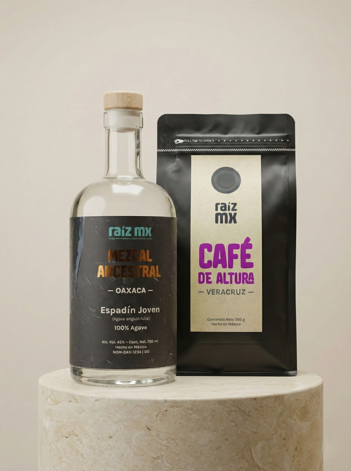 Ritual de Cumbres: Mezcal Ancestral y Café de Veracruz - Envío Incluido