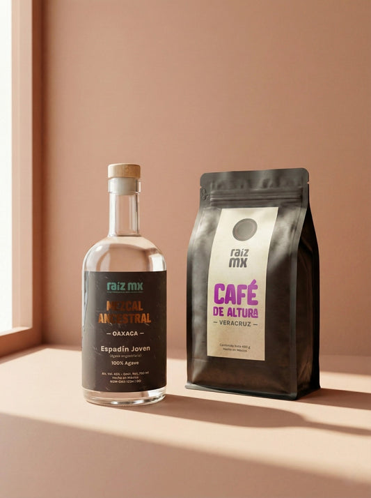 Ritual de Cumbres: Mezcal Ancestral y Café de Veracruz - Envío Incluido