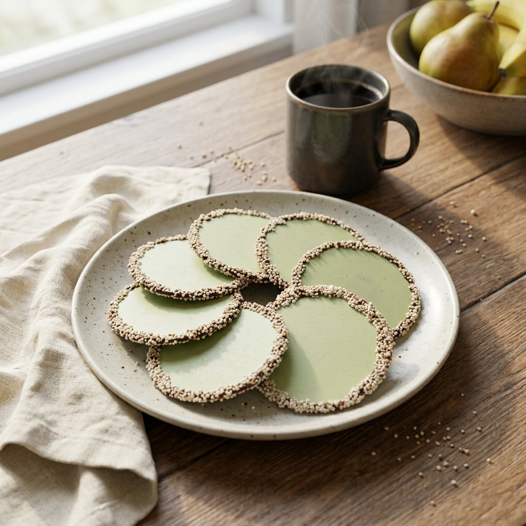 Lunitas de Amaranto con Chocolate — 5 Paquetes de 10 piezas