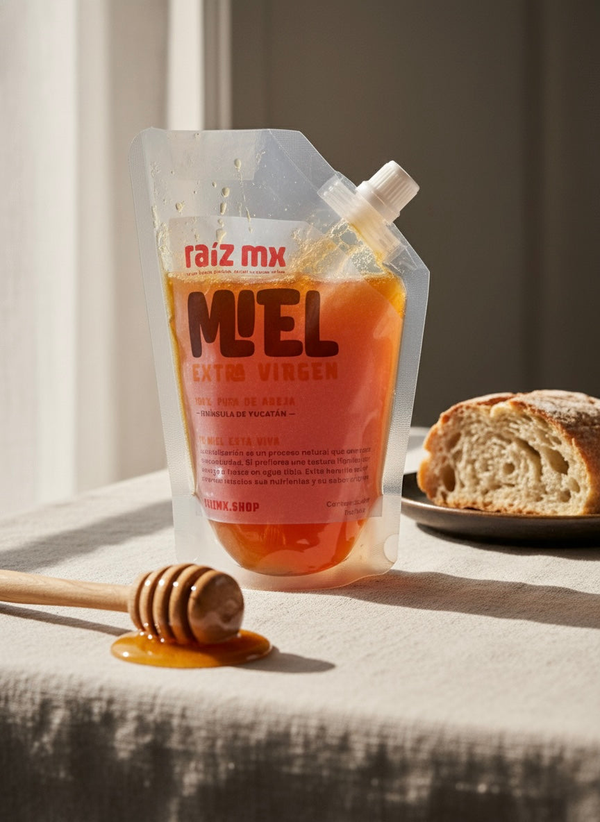 Miel Virgen Multifloral: Selva Maya y Comunidades Apícolas - 250g
