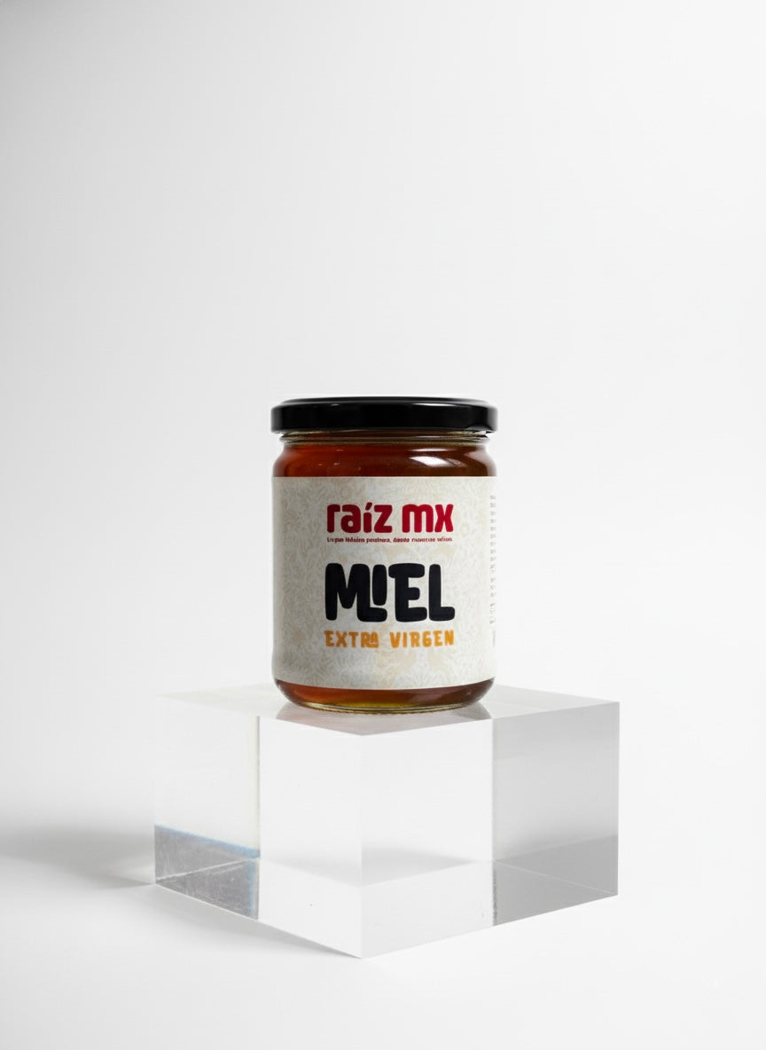 Miel Virgen Multifloral: Selva Maya y Comunidades Apícolas - 450 g