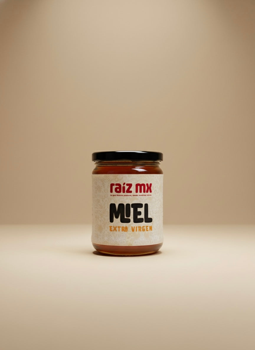 Miel Virgen Multifloral: Selva Maya y Comunidades Apícolas - 450 g