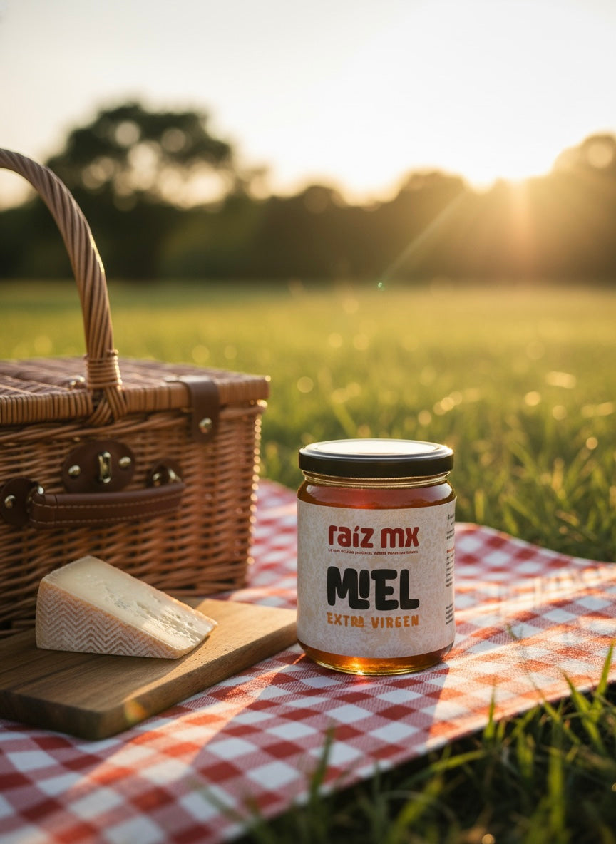Miel Virgen Multifloral: Selva Maya y Comunidades Apícolas - 450 g