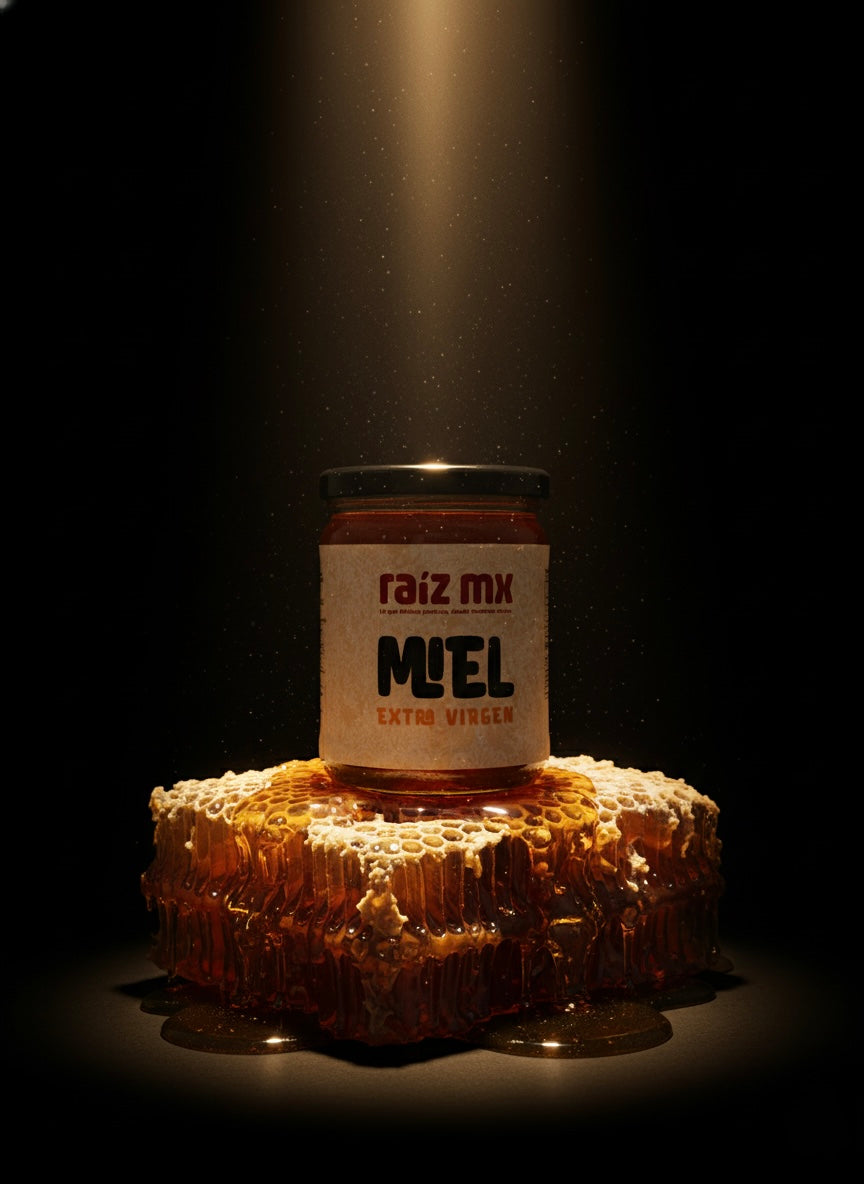 Miel Virgen Multifloral: Selva Maya y Comunidades Apícolas - 450 g