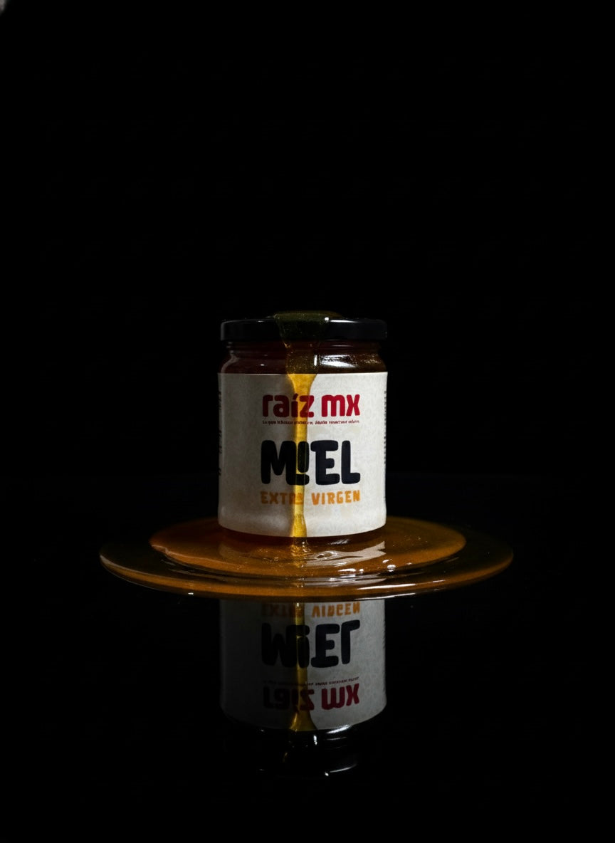 Miel Virgen Multifloral: Selva Maya y Comunidades Apícolas - 450 g