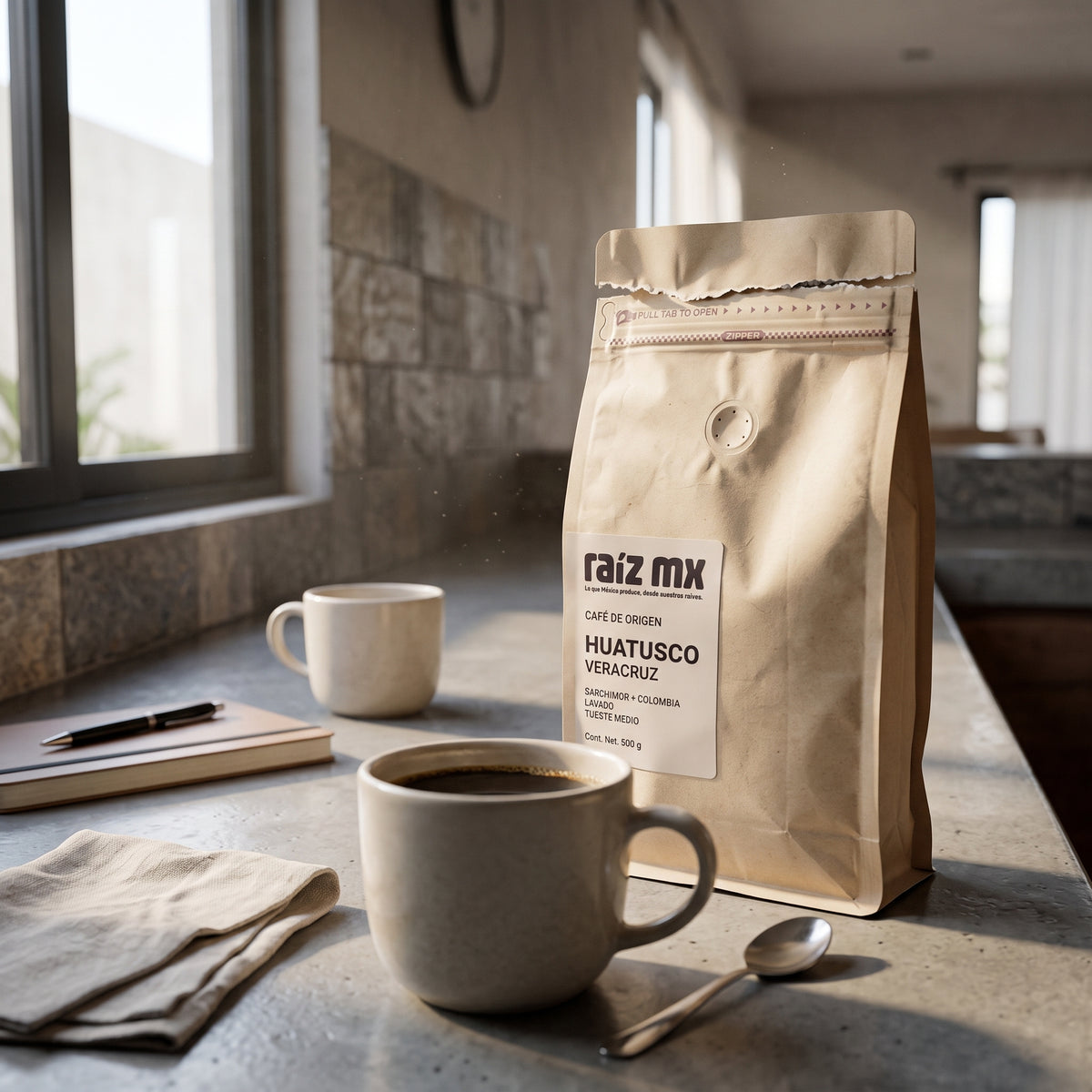 Café de origen Huatusco Veracruz 500 g de Raíz Mx
