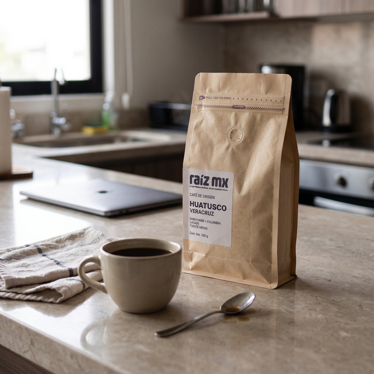 Café de origen Huatusco Veracruz 500 g de Raíz Mx