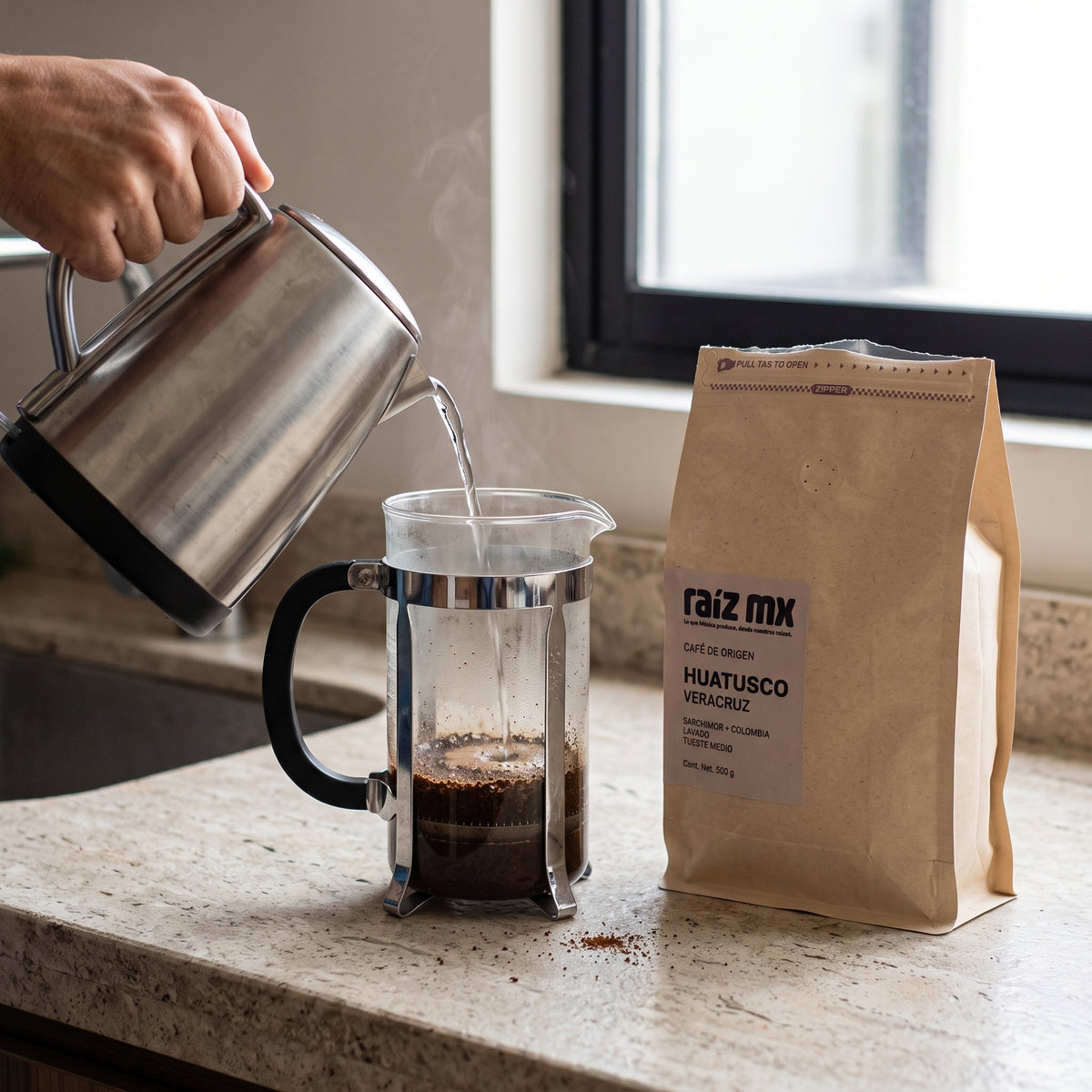 Café de origen Huatusco Veracruz 500 g de Raíz Mx